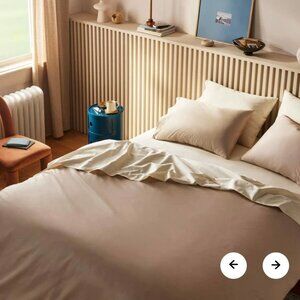 brooklinen queen duvet cover NWT
